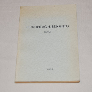 Esikuntaohjesääntö (EsikO)